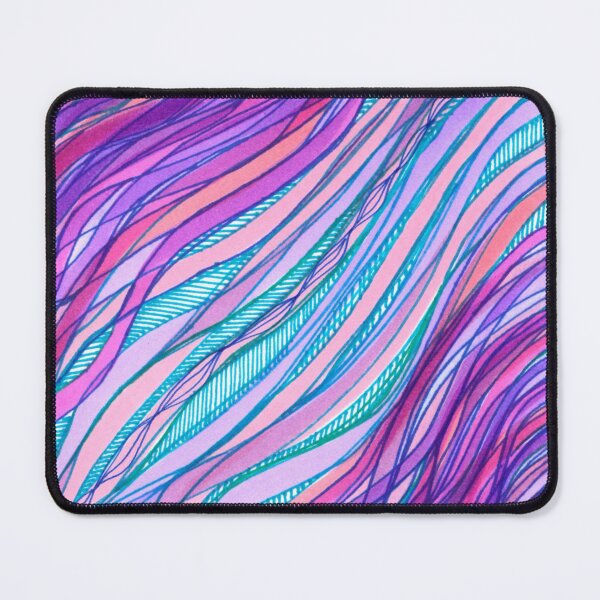 Item preview, Purple Pink and Blue Flowing Waves designed and sold by artofkathleen.