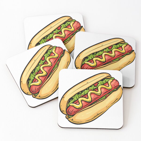 Item preview, "A Delicious Hotdog" designed and sold by RedSticker Studio.