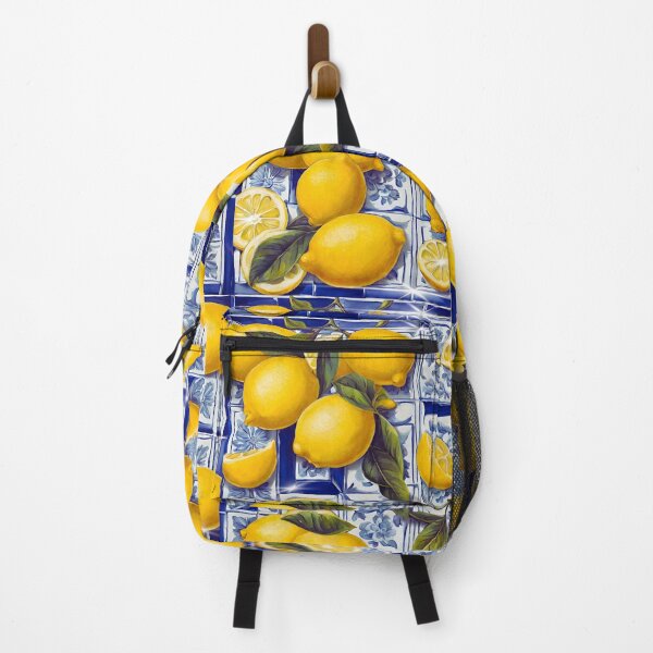 Item preview, Lemon tile Mediterranean style designed and sold by Kiraguapa.