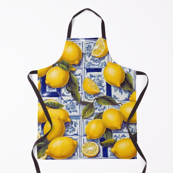 Item preview, Lemon tile Mediterranean style designed and sold by Kiraguapa.