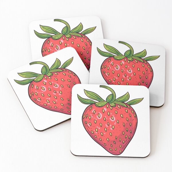 Item preview, "A Delicious Strawberry" designed and sold by RedSticker Studio.