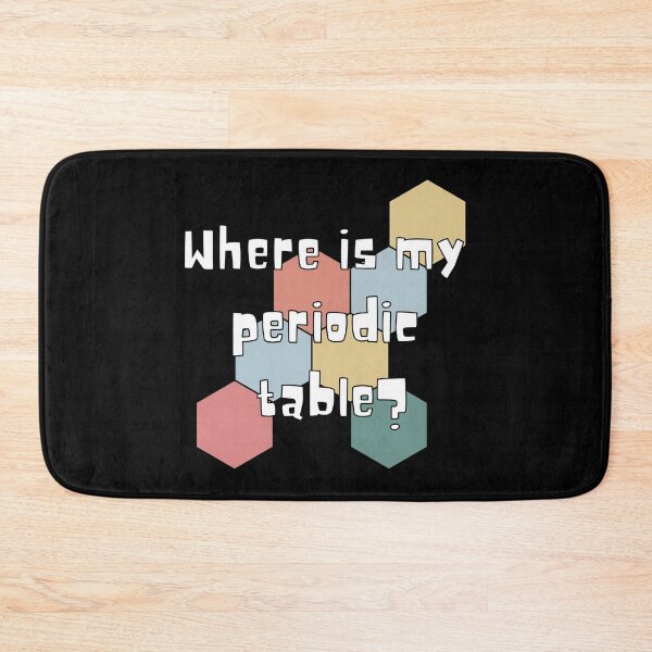 Item preview, where is my periodic table? designed and sold by ScienceCorner.