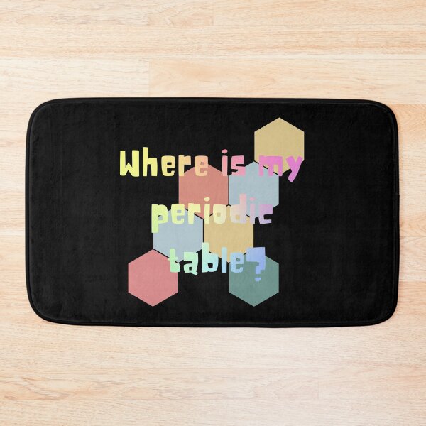 Item preview, where is my periodic table? designed and sold by ScienceCorner.