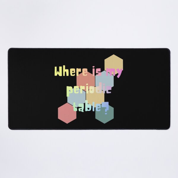 Item preview, where is my periodic table? designed and sold by ScienceCorner.