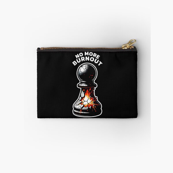 Item preview, Pawn decides no more burnout, chess piece illustration designed and sold by Dizartico.