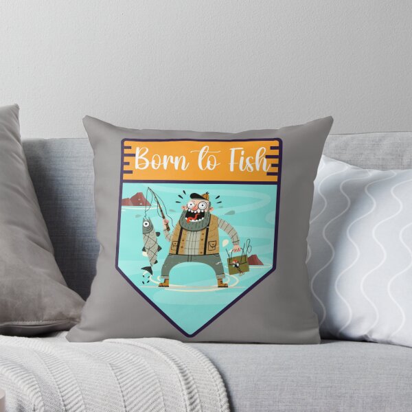 Item preview, Born to Fish, Forced to Work :from Egyape Artists(2nd design) designed and sold by egyape ⭐⭐⭐⭐⭐.