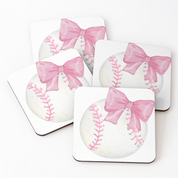 Item preview, Baseball Coquette Pink Bow designed and sold by RachelRebel.