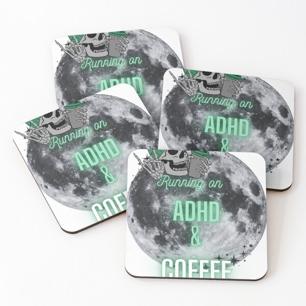 Item preview, Running on adhd and coffee designed and sold by loveannastacia.