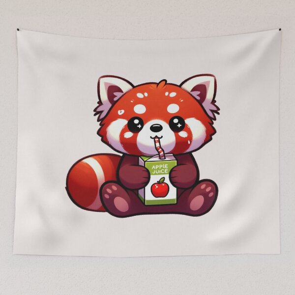 Item preview, Apple Juice Red Panda designed and sold by LemuellTrends.