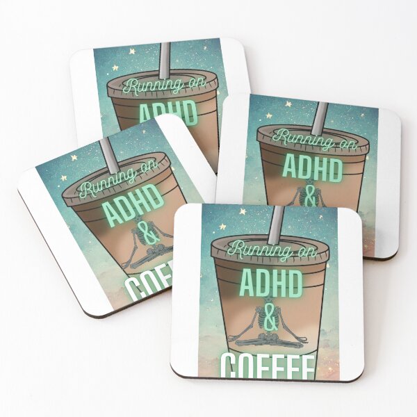 Item preview, ADHD AND COFFEE designed and sold by loveannastacia.