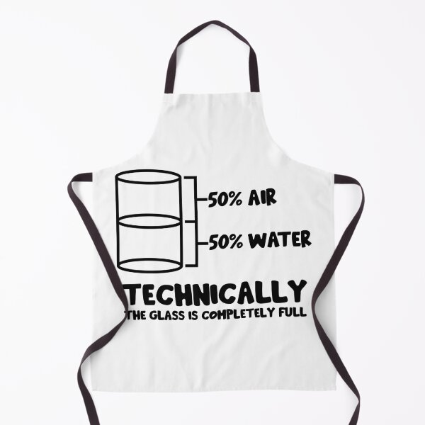 Item preview, Technically The Glass Is Full designed and sold by ScienceCorner.