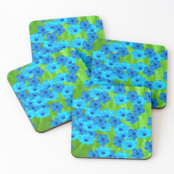 Item preview, Water Textured  Flowers on Grass designed and sold by sarahp77.