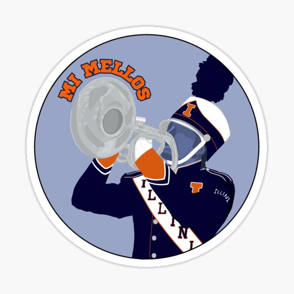 Marching Illini Mellophones Sticker