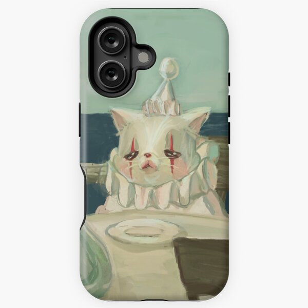 Vista previa del artículo con la obra « Payaso tonto bufón gato Soir Bleu», diseñado y vendido por nyankomaclub.