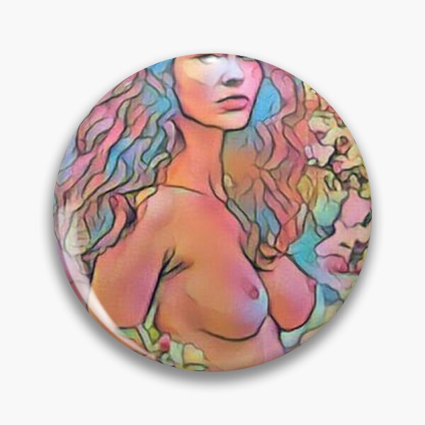 Item preview, Semi-abstract digital painting of female nude model. designed and sold by pulchritude560.