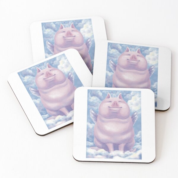 Item preview, Piggerfly on Cloud 9 designed and sold by PaperHeartsArts.