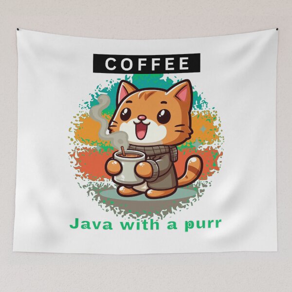 Item preview, Espresso-Loving Feline Fiesta  designed and sold by Focus-Photo-PG.