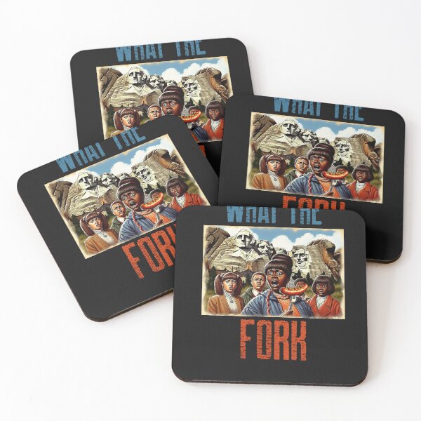 Item preview, Get Forked, Sausage on a Fork. Girls at Mount Rushmore, What the Fork designed and sold by Get-Forked.