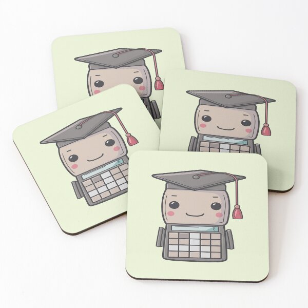 Item preview, Calculator wearing a graduation cap representing school and mathematics designed and sold by FWLKIT.