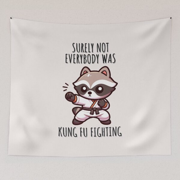 Item preview, Mapache Kung Fu designed and sold by LemuellTrends.