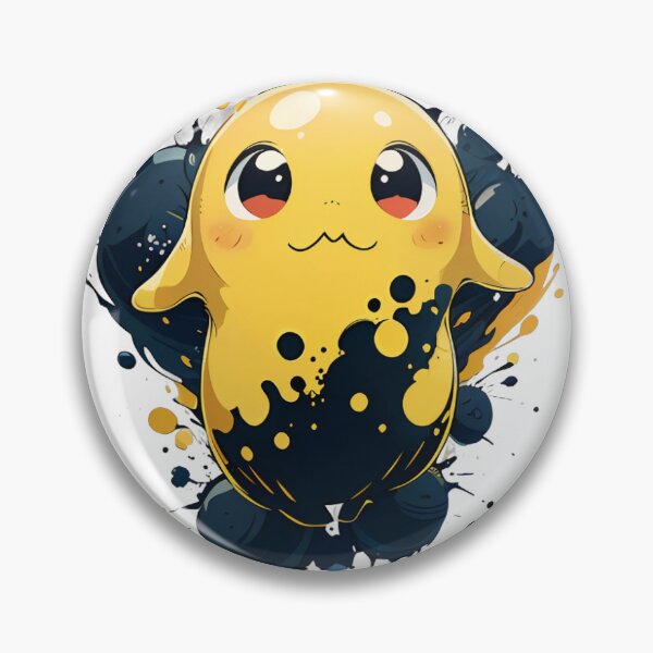 Item preview, Cute Yellow Ink Blob designed and sold by Q Q.