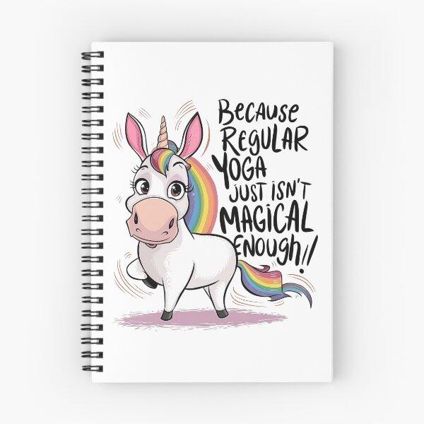 Item preview, unicorne doing yoga ! designed and sold by NebulaWhimsy.