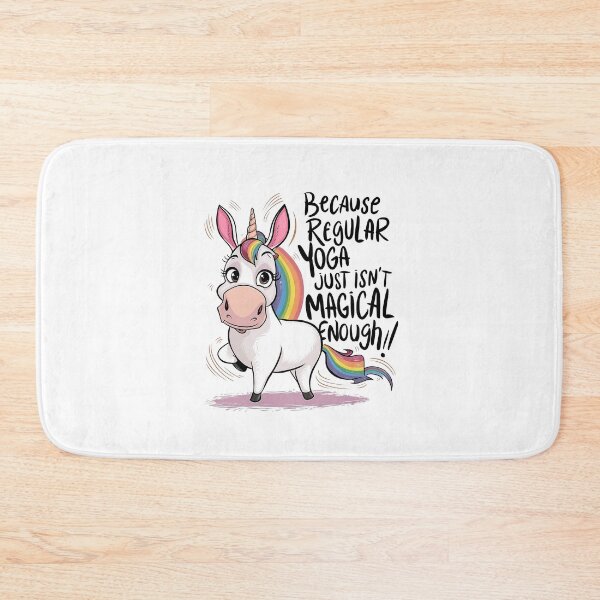 Item preview, unicorne doing yoga ! designed and sold by NebulaWhimsy.