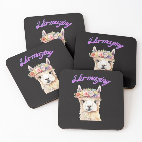 Item preview, Watercolor Lla-mazing Llama designed and sold by AlienOccupation.