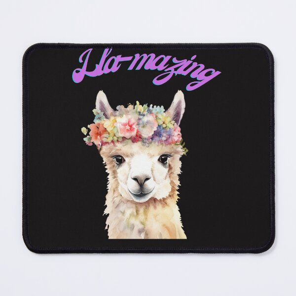 Item preview, Watercolor Lla-mazing Llama designed and sold by AlienOccupation.
