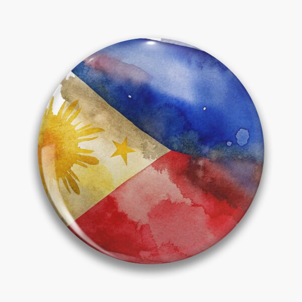 Item preview, Filipino Flag in Watercolor designed and sold by CutesyKoala.