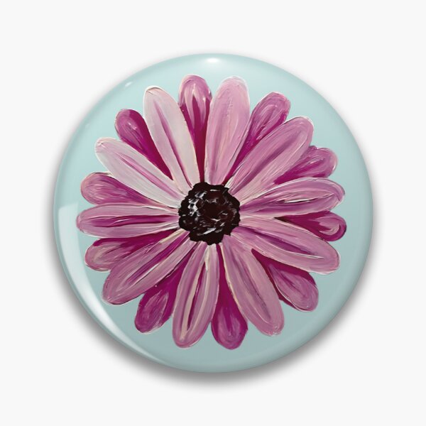 Item preview, Pretty Pink and Purple Daisy Flower with Blue designed and sold by Bekah Grace.