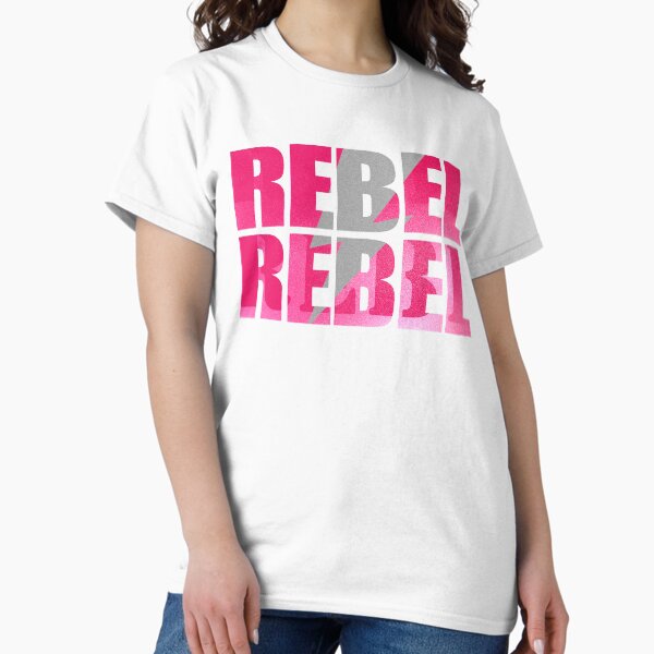 Item preview, ROCK ART #RebelRebel pink grey spray designed and sold by artpopop.