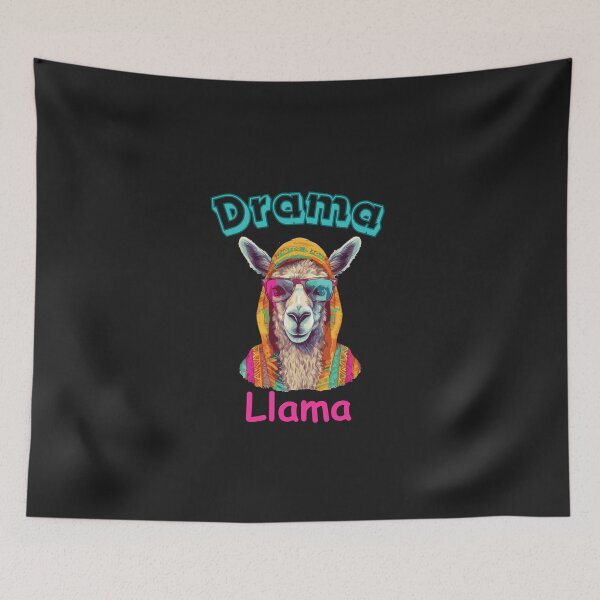 Item preview, Colorful Watercolor Drama Llama designed and sold by AlienOccupation.