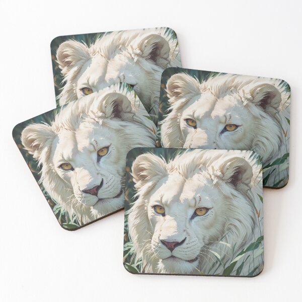 Item preview, Spirit Lion - Rare White Lion designed and sold by NaturePrints.