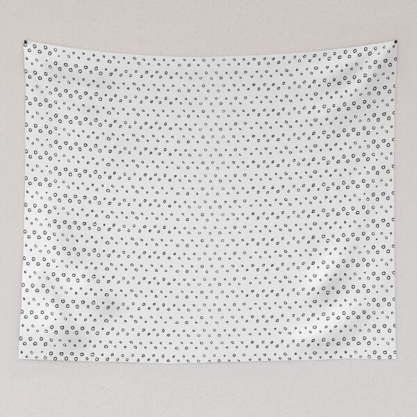 Item preview, Little Rings Pencil Sketch Line Art - Snow + Coal designed and sold by Irene Estelle.