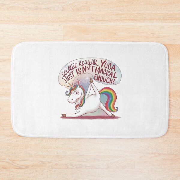 Item preview, unicorne doing yoga ! designed and sold by NebulaWhimsy.