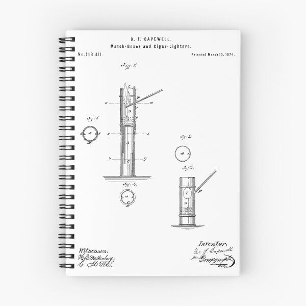 Item preview, Match Box 1874 Vintage Patent White Background designed and sold by Peek-Designs.