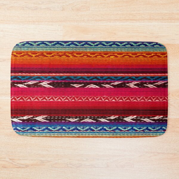 Item preview, Authentic mexican serape blanket vibrant vintage boho chic decor designed and sold by T-Mex.