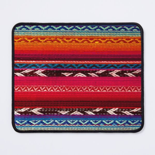 Item preview, Authentic mexican serape blanket vibrant vintage boho chic decor designed and sold by T-Mex.