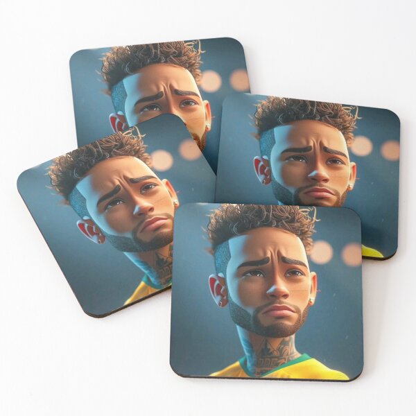 Artikelvorschau, Cartoonbild von Neymar Jr entworfen und verkauft von AK.ARTS.