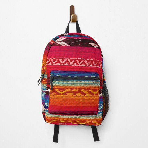 Item preview, Authentic mexican serape blanket vibrant vintage boho chic decor designed and sold by T-Mex.