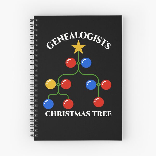 Item preview, Genealogists Christmas Tree Ancestry Lineage Genealogy Gear designed and sold by DynamicDesign.