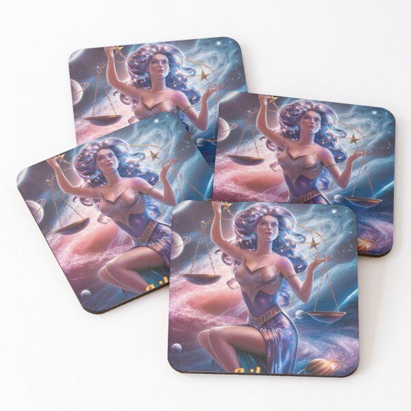 Item preview, Libra Zodiac, celestial goddess designed and sold by ZodiacWonders.