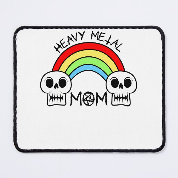 Item preview, Heavy Metal Mom - Funny Skulls designed and sold by Candacelburtin1.