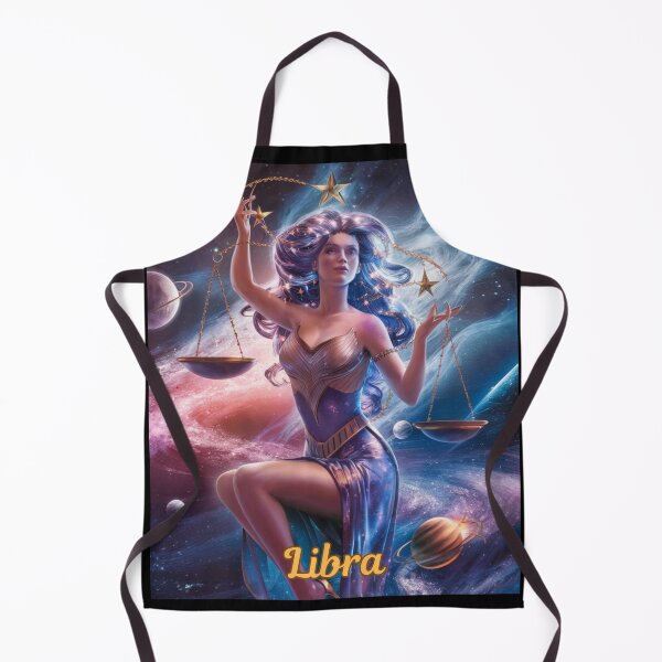 Item preview, Libra Zodiac, celestial goddess designed and sold by ZodiacWonders.
