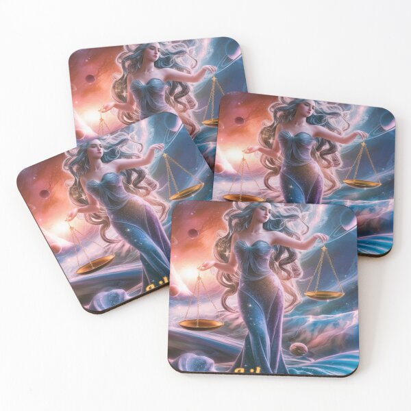 Item preview, Libra Zodiac, celestial goddess designed and sold by ZodiacWonders.