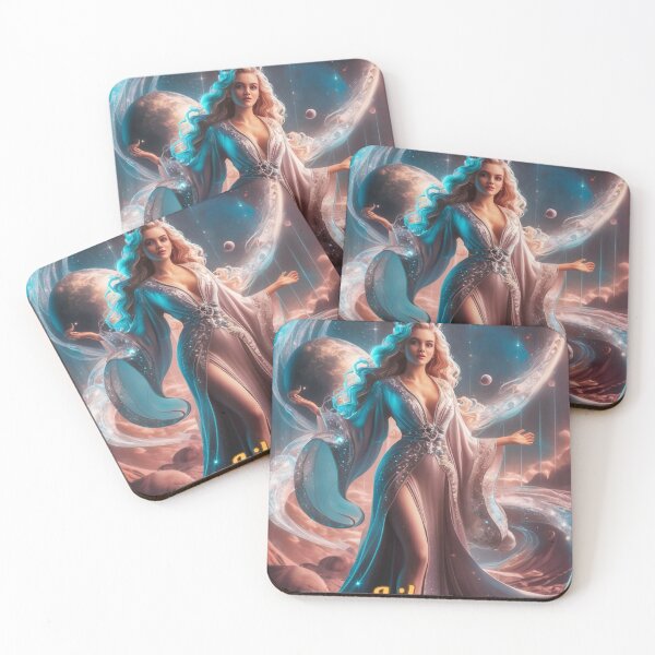 Item preview, Libra Zodiac, celestial goddess designed and sold by ZodiacWonders.