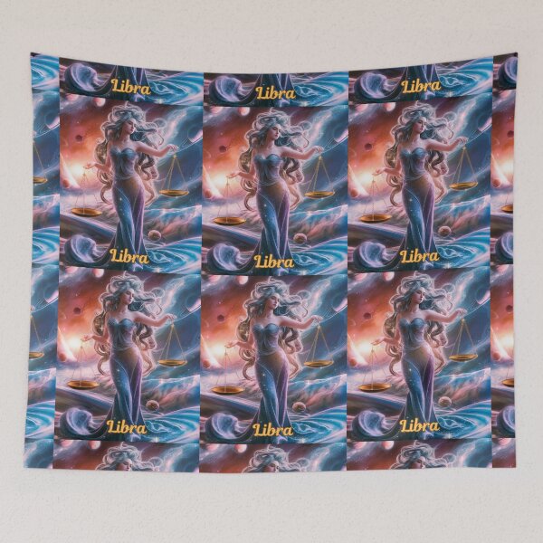 Item preview, Libra Zodiac, celestial goddess designed and sold by ZodiacWonders.