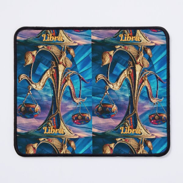 Item preview, Libra Zodiac, stained glass designed and sold by ZodiacWonders.