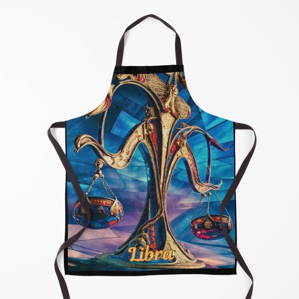 Item preview, Libra Zodiac, stained glass designed and sold by ZodiacWonders.